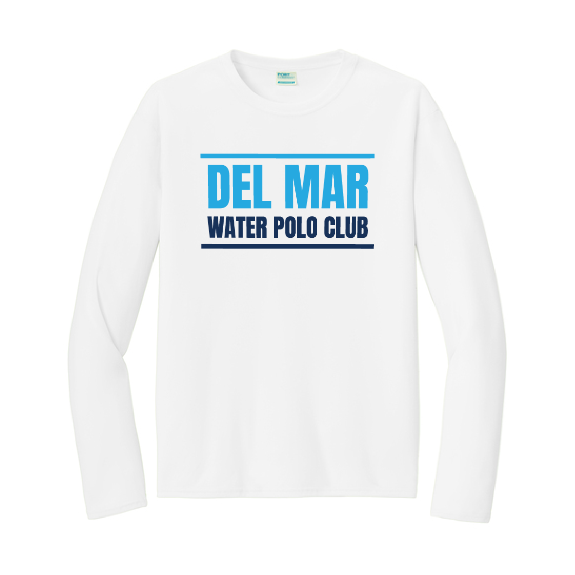 DMWPC: White Blue Long Sleeve