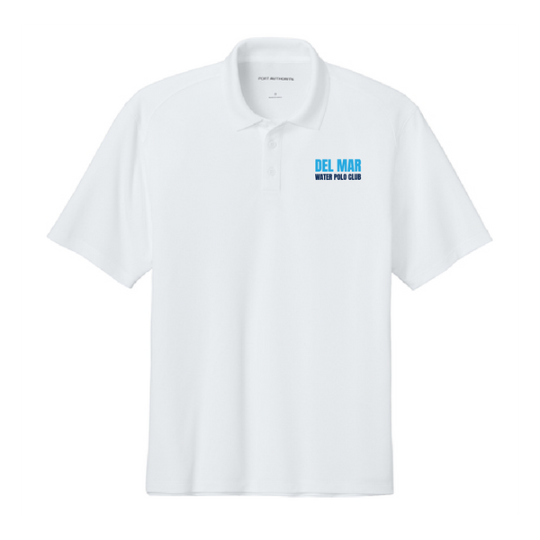DMWPC: White Blue Polo Shirt